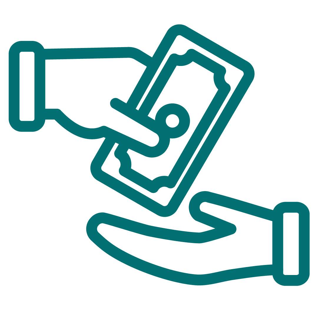 loan icon teal